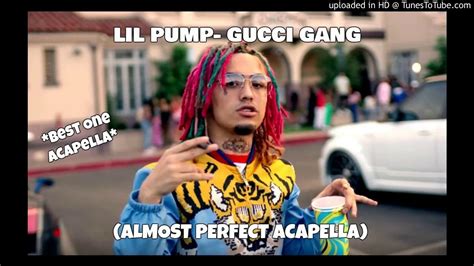 acapella gucci gang|Lil Pump .